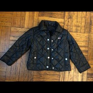 Tommy Hilfiger Black Quilted Jacket - 4T